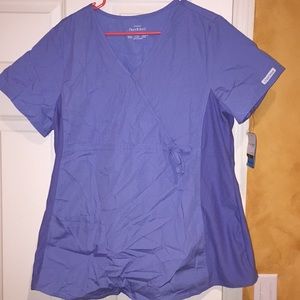 Cherokee flexible maternity scrub top